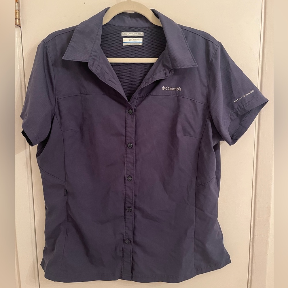 Columbia omni- shade women’s short sleeved button down